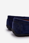 Men's Eco Suede Loafers Navy Blue Nedlin
