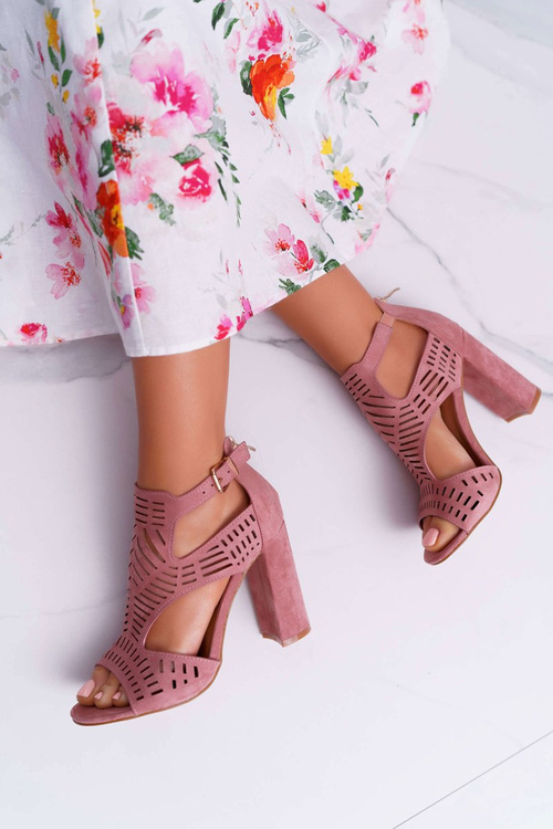 Women's Peep Toe Sandals Pink Carmelita