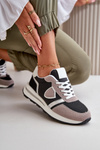 Women's Sneakers With Glitter Black Velaniela