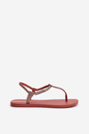 Women's Flip Flops with Brocade 26914 Ipanema Class Brilha Fem Coral
