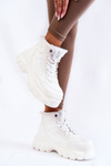Fashionable Boots Memory Foam Big Star KK274369 White
