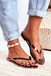 Rubber Flip-flops Lu Boo Pewter