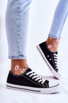 Women's Classic Sneakers Black Be Mine