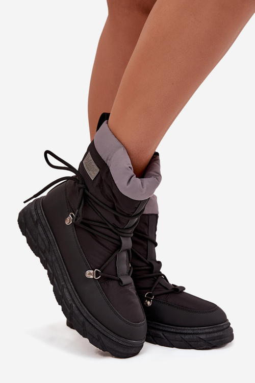 Women's Snow Boots with Zipper Lee Cooper LCJ-25-44-3930 Black