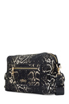 NOBO Satin Pattern Messenger Bag N1330-CM23 Black-Gold