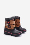 Children's Snow Boots With Velcro Lee Cooper LCJ-24-44-2864K Camel