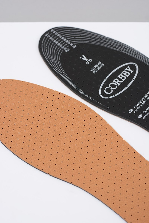 Corbby UNILEDER Leather insoles for all-purpose shoes