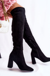 Classic Suede Boots Black Kastia