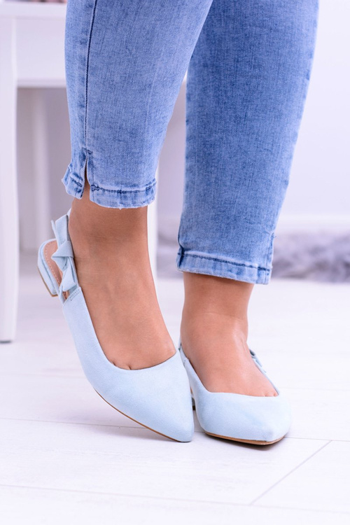 Women's Blue Howl Spike Ballerinas