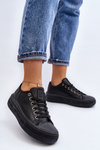 Low Women's Sneakers with Fleece Lining Black Big Star MM274031