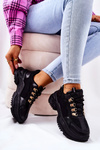 Sports Platform Shoes Black Flynn