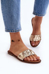 Women's Classic Flat Sandals Gold Namrita