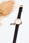 Women's Michael John Classic Belt Watch Black