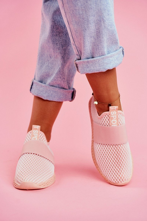 Women's Sport Shoes Slip On Pink La Fiesta