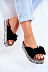 Women's Slides High Black Mortigo