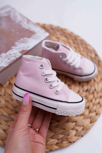 Kids High Sneakers Pink Filemon