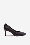 Eco Leather Heels Sergio Leone 1336 Black