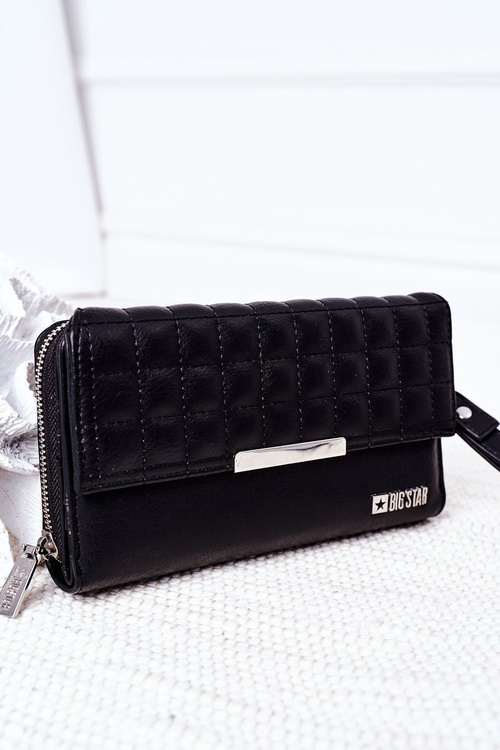 Large Wallet With A Handle Big Star HH674027 Black