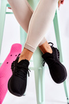 Women's sports material shoes Black Lenney