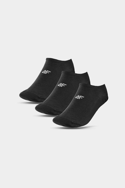 Men's Ankle Socks 4F Training 3-PACK 4FAW23USOCM202-20S Black