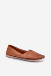 Leather Ballet Flats Smooth Maciejka T1930-29 Brown