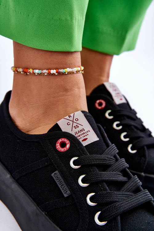 Women's Platform Sneakers Cross Jeans LL2R4039 Black