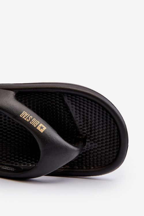 Women's Foam Flip Flops Big Star NN274A649 Black