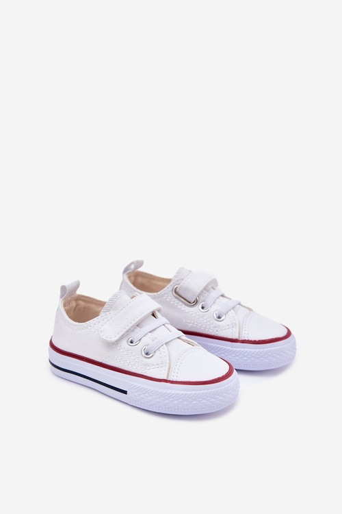 Children's Velcro Sneakers White Obidana