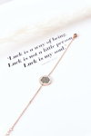 Bracelet With Cubic Zirconia Rose Gold