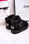 Children's Snow Boots With Fur Black Dreamy