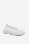 Ladies Mesh Ballet Flats In Sporty Style White Virella
