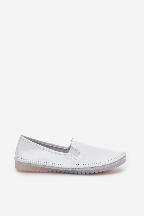 Leather Ballet Flats Maciejka T3512-11 White