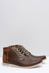 Men's Fresco Brown Warmed Leather Boots
