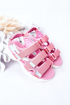 Children's Sport Velcro Sandals Pink Flyn