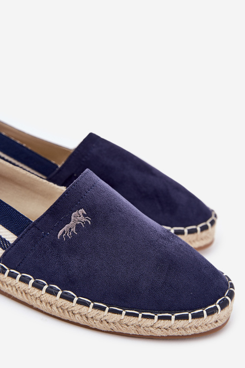 Men's Eco Suede Espadrilles Navy Nessar