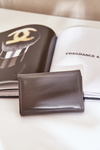 Lacquered Women's Wallet Dark Gray Rahner