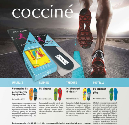 Coccine Thermotechnical insoles Sport Line Football