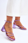Fashionable High Heel Sandals Violet Felisa