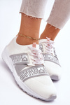 Buty Sportowe Memory Foam Big Star Białe HH274355 