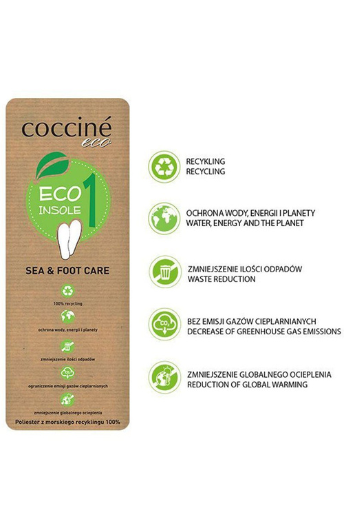 Ekologiczne Lateksowe Wkładki COCCINE Eco Sea&Foot Care
