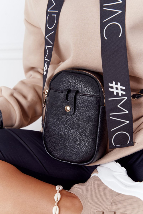 Small Women's Waist Sachet Cross Bag Amsterdam Black