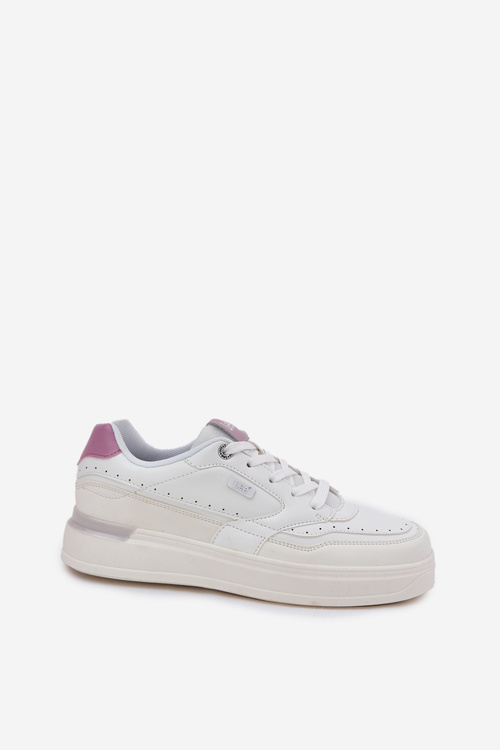 Damskie Sneakersy Na Platformie Białe LEE EMMA WOMEN LOW 50251014.00L