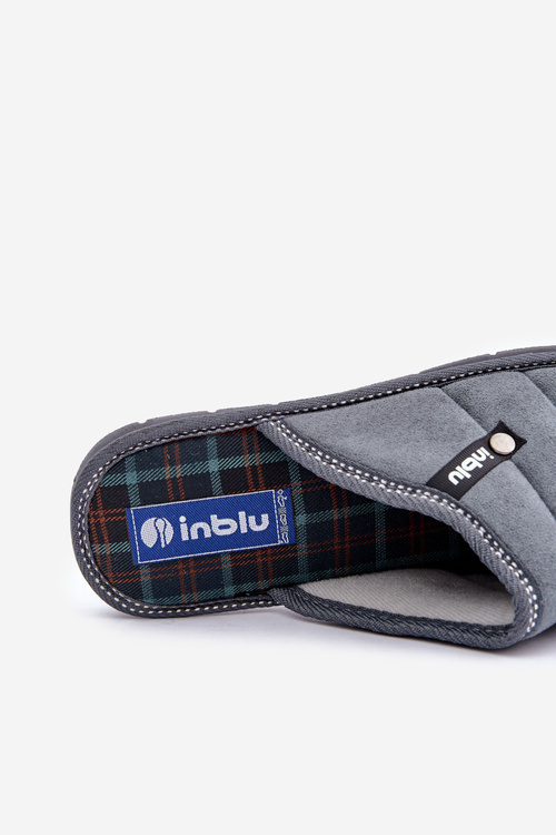 Comfortable Men's Home Slippers Inblu 91000027 Grey