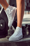 Classic High-top Sneakers White Volterro