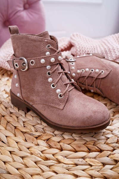 Youth Khaki Pearl Boots Nargos