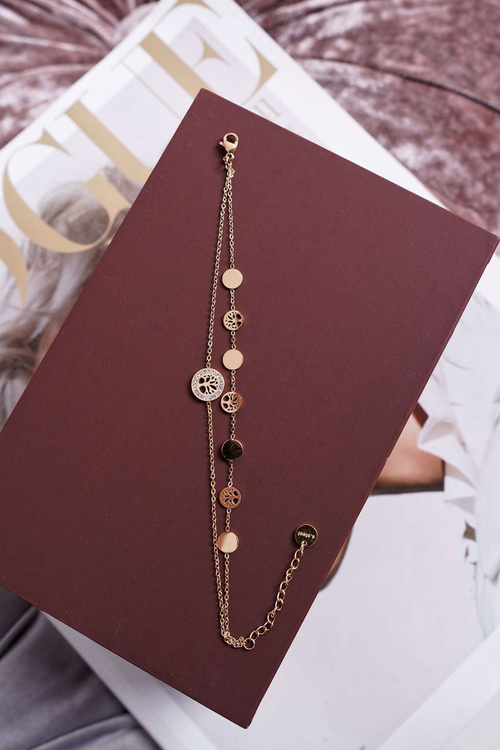 Women's Celebrity Bracelet Gold Tree of Life
