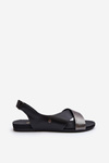 Zazoo 40141 Leather Sandals with Velcro Black
