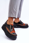 Women's Leather Brogues Maciejka 5074A-01 Black