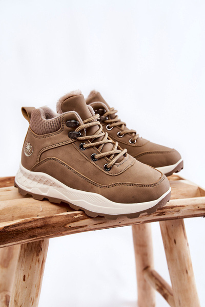 Children's Warm Boots Trappers Beige Otto