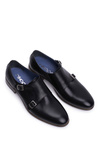 Men's Casual Leather Half Boots Monk Nikopol Black 1720